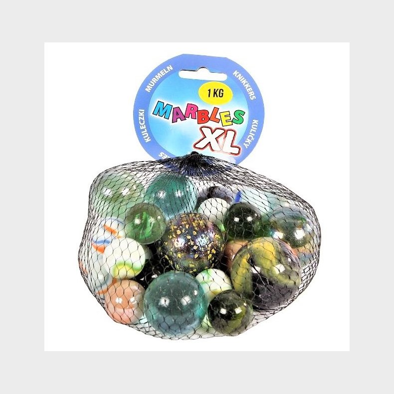 Glaskugler i pose, 1 kg