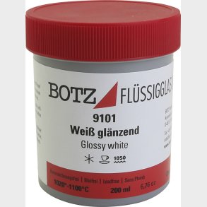 Glasur Til Ler - Hvid - 200 Ml