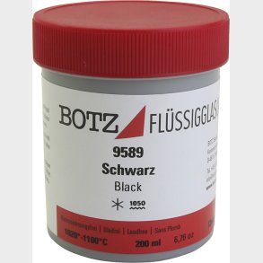 Glasur Til Ler - Sort - 200 Ml