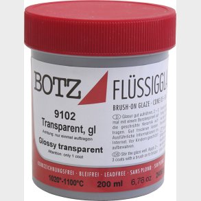 Glasur Til Ler - Transparent - 200 Ml