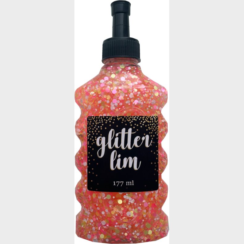 Glitterlim Grov Glitter - Orange - 177 Ml