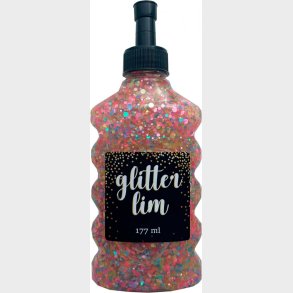 Glitterlim Grov Glitter - Pink - 177 Ml