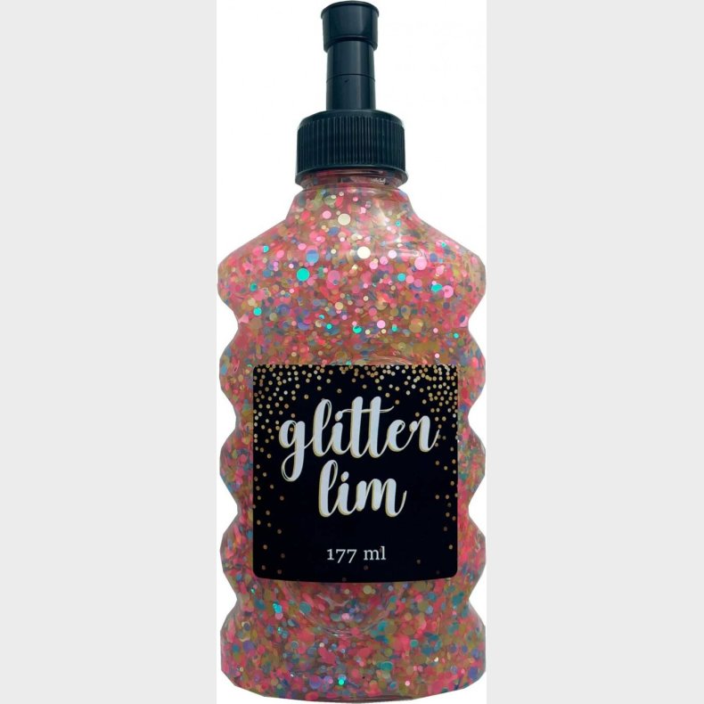 Glitterlim Grov Glitter - Pink - 177 Ml