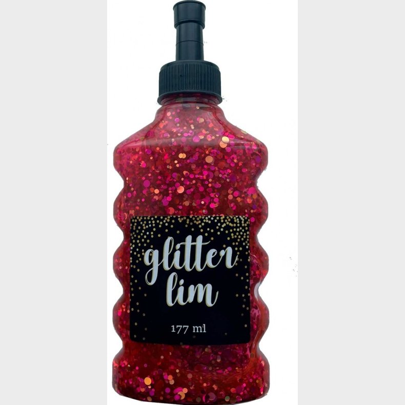 Glitterlim Grov Glitter - Rd - 177 Ml