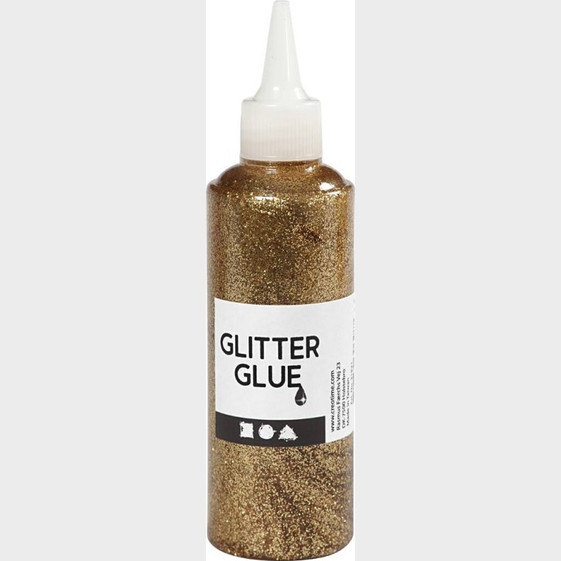 Glitterlim - Guld - 118 Ml