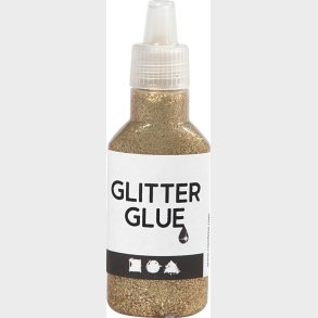 Glitterlim - Guld - 25 Ml