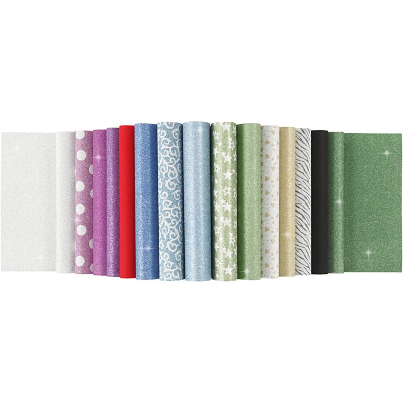 Creativ Company | Glitterpapir A4, 30 ark