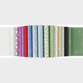 Glitterpapir I Blok - A4 - 210x297 Mm - 150 G - 30 Ark/ 1 Stk.