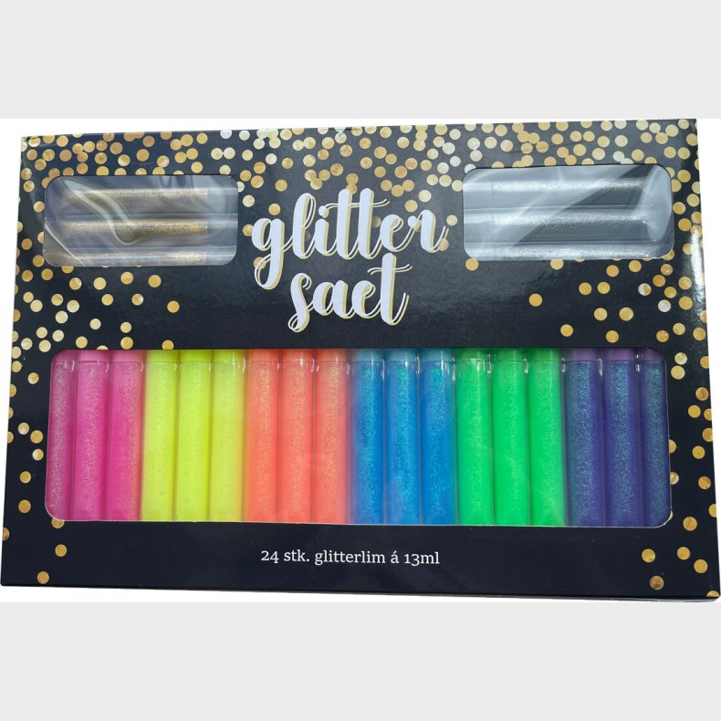Glitterst Med 24 Tuber  13 Ml