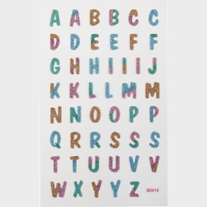 Bogstav Klistermrker - Glimmer