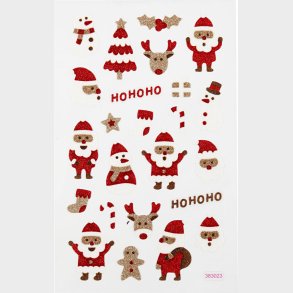 Juleklistermrker - Glimmer - Julemnd