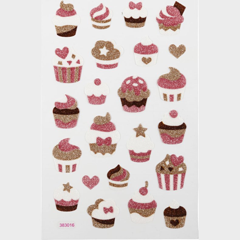 Glimmer Klistermrker - Muffins