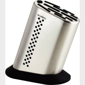 Global - Knivblok Til 10 Knive Og Strygestl - Stl - G-835