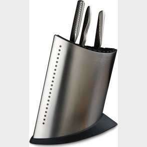 Global - Knivblok Til 9 Knive Og Strygestl - Stl - Gkb-52