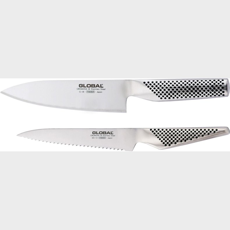 Global - Knivst - 2 Dele - G-58 Og Gs-14