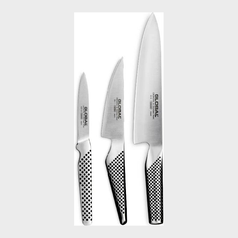 Global - Knivst Med G-2, Gs-1 Og Gsf-15 - 3 Knive