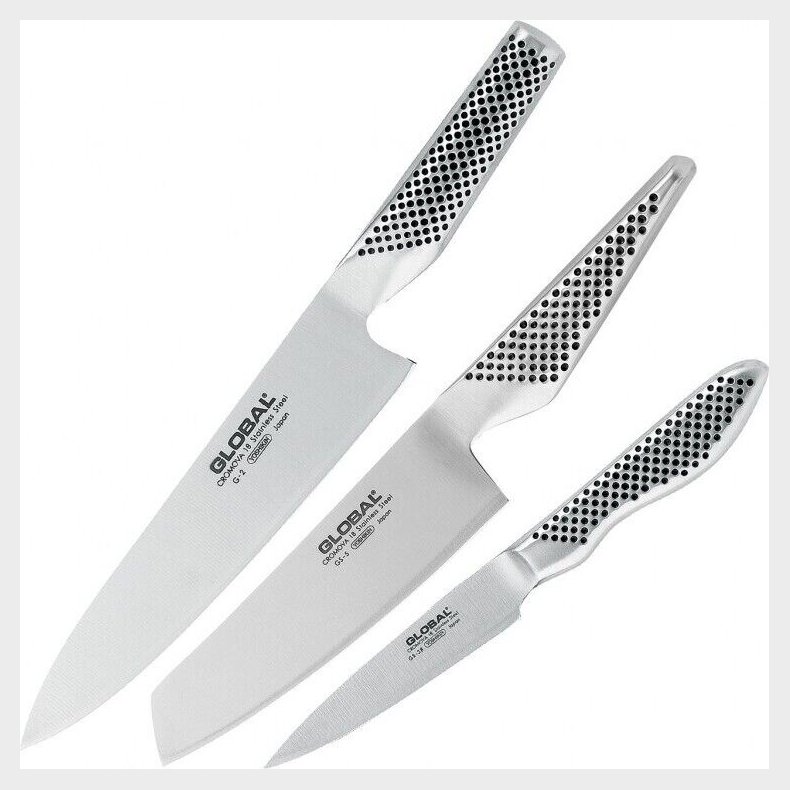 Global - Knivst Med G-2, Gs-5 Og Gs-38 - 3 Knive