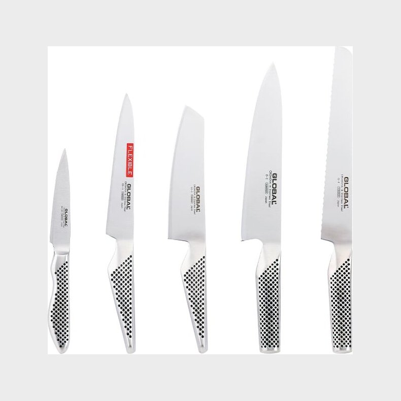Global - Knivst Med G-2, G-9, Gs-5, Gs-11 Og Gs-38 - 5 Knive