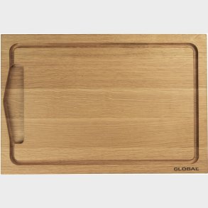 Global - Skrebrt I Egetr Med Saftrille - 45x30x4 Cm