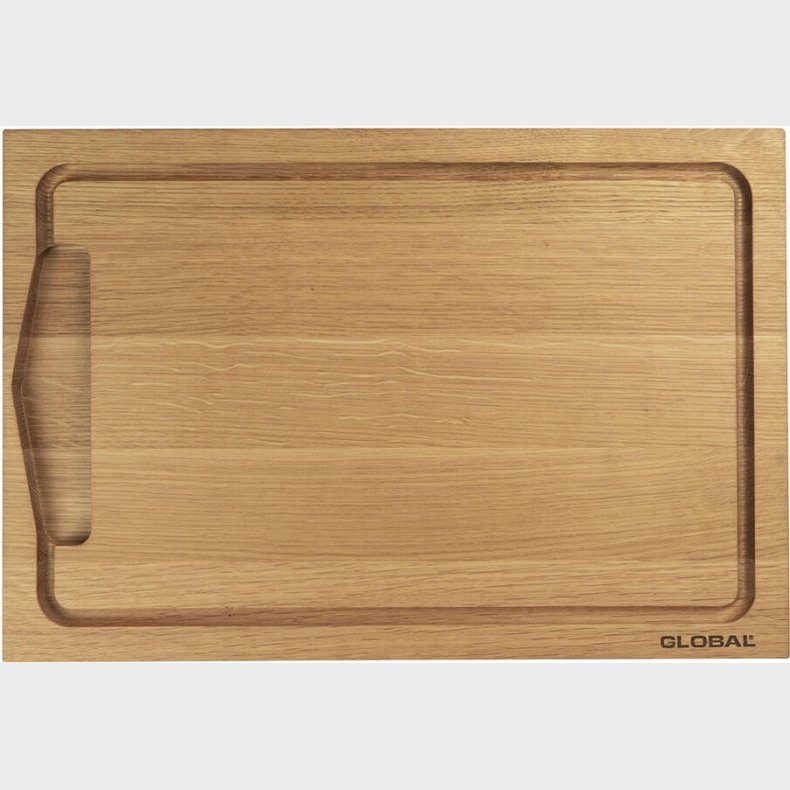 Global - Skrebrt I Egetr Med Saftrille - 45x30x4 Cm