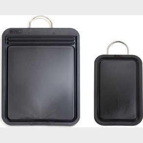 Global - Skrebrt St Med Hndtag - Plast - 2 Dele - Sort