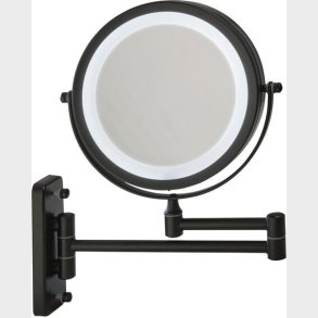 Glow Up - Makeup Artist Mirror - Double Sided W. Led - Black