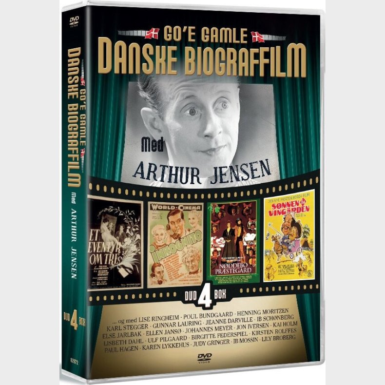 Go Gamle Danske Biograffilm - Med Arthur Jensen - DVD - Film