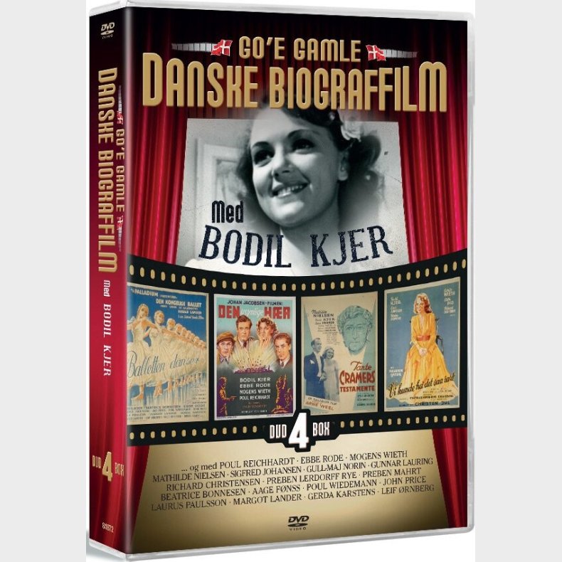 Go Gamle Danske Biograffilm - Med Bodil Kjer  - DVD - Film