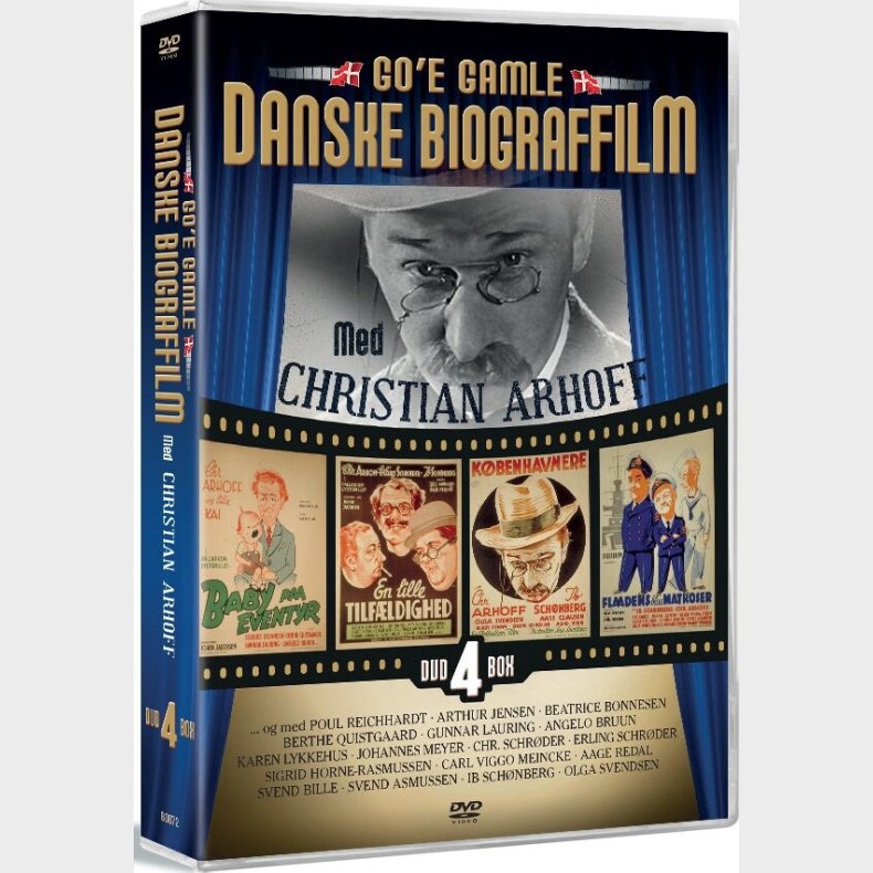 Go Gamle Danske Biograffilm - Med Christian Arhoff - DVD - Film