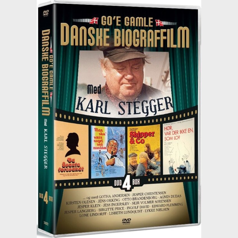 Go Gamle Danske Biograffilm - Med Karl Stegger - DVD - Film