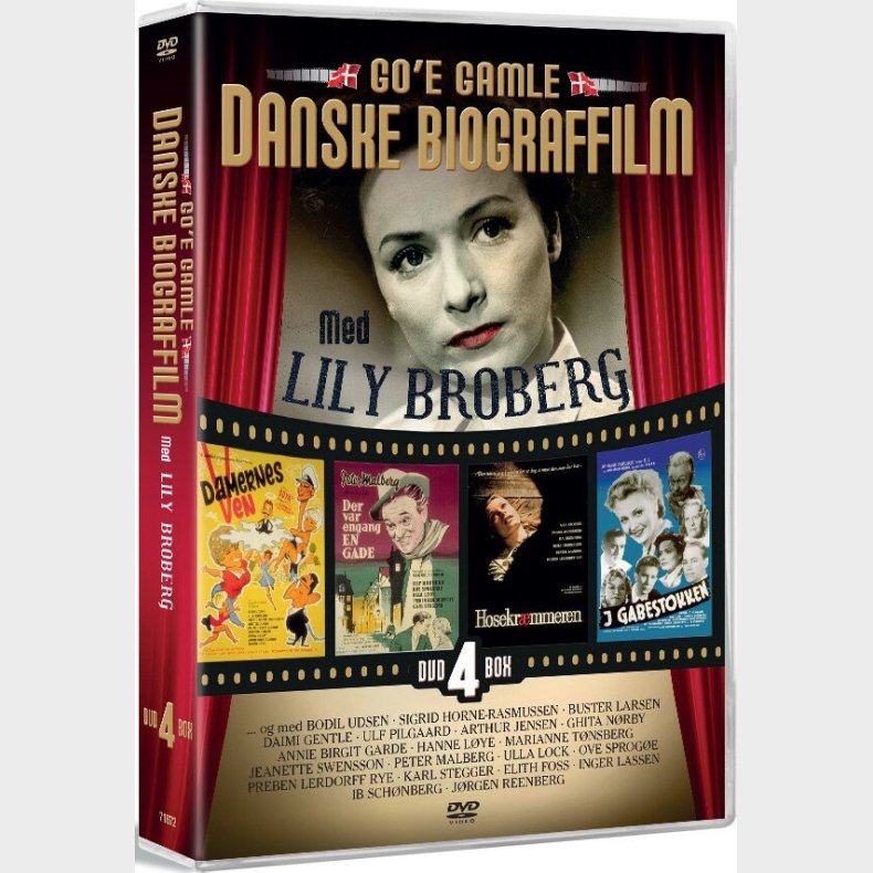 Go Gamle Danske Biograffilm - Med Lily Broberg - DVD - Film
