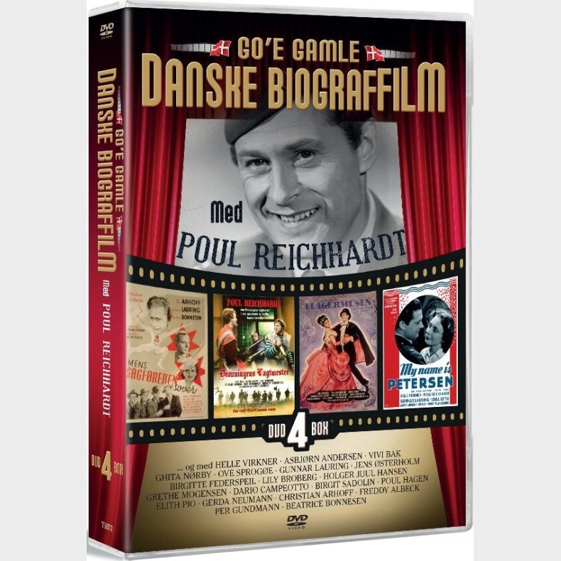 Go Gamle Danske Biograffilm - Med Poul Reichhardt - DVD - Film