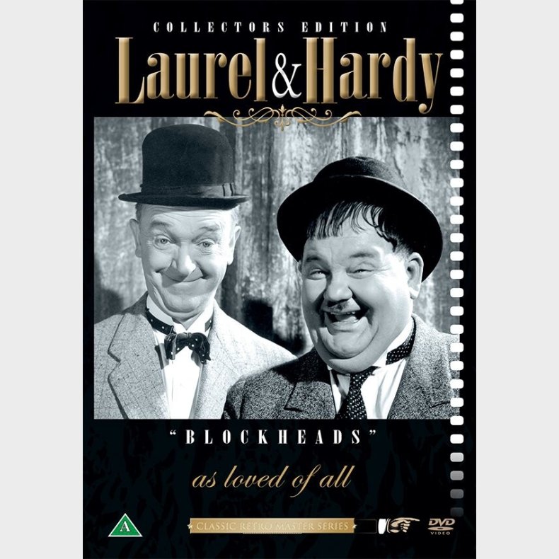 Gg Og Gokke - To Fjolser / Laurel And Hardy - Blockheads - DVD - Film