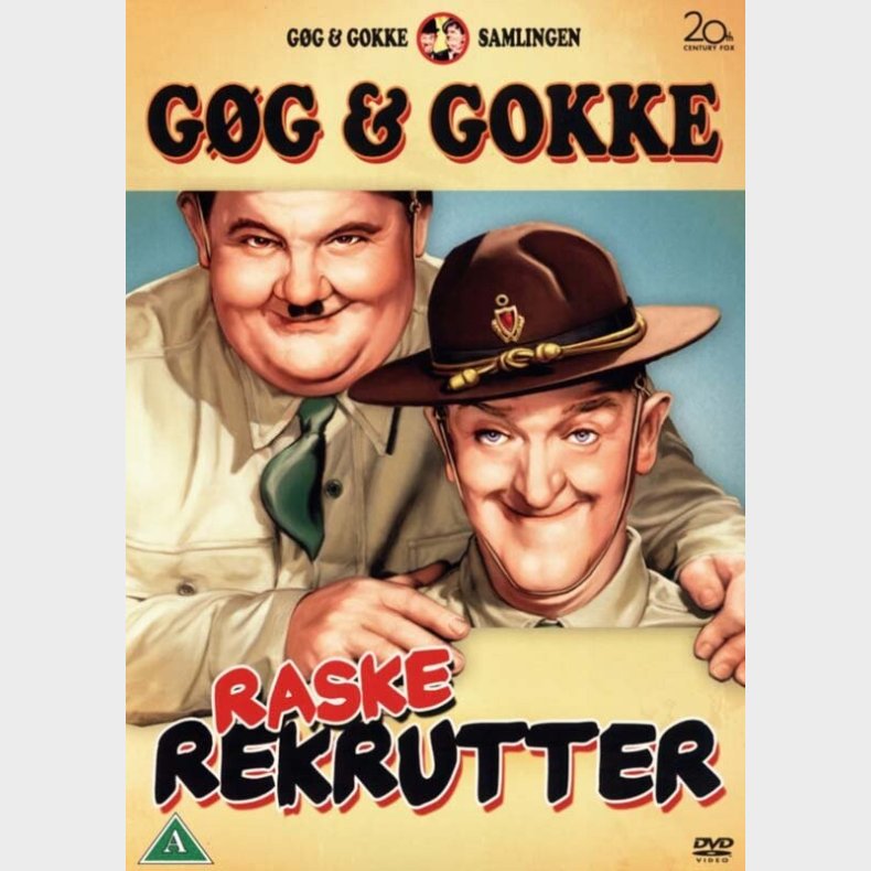 Laurel And Hardy - Great Guns / Gg Og Gokke - Raske Rekrutter - DVD - Film