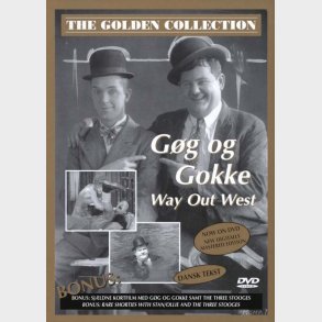 Way Out West - Gg Og Gokke - DVD - Film