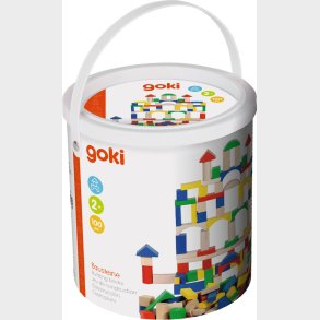 Byggeklodser I Tr� - 100 Stk - Goki