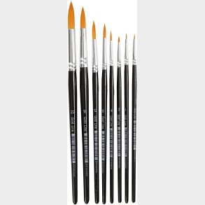 Gold Line Pensler - Runde - 8 Stk. - Nr. 0-22 - B: 1,5-8 Mm.