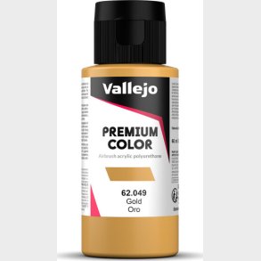 Vallejo - Premium Airbrush Maling - Guld 60 Ml
