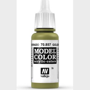 Vallejo - Model Color - Golden Olive Mat - 17 Ml - 70857
