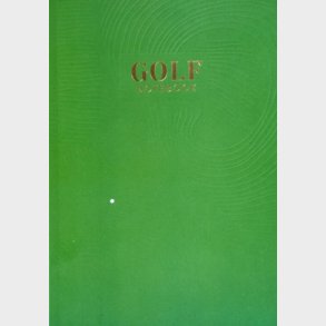 Golf Notebook - Aventura �ditions - English Book