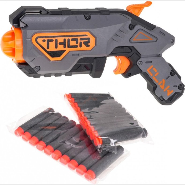 Blaze Storm - Manuel Soft Bullet Gun - Inkl. 20 Skumpile