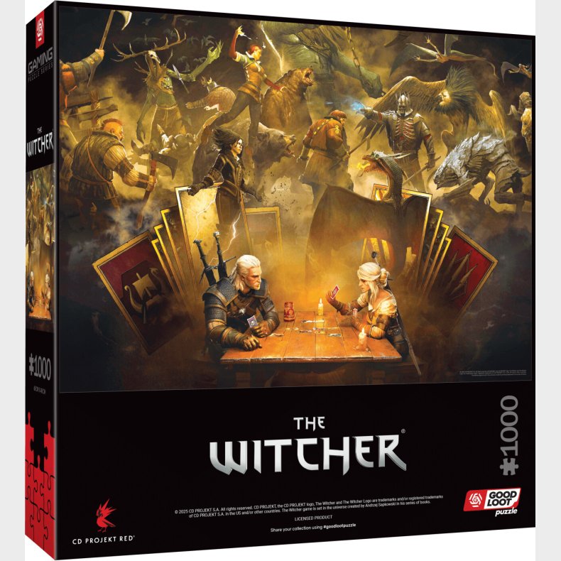 Good Loot - Gaming Puzzle: The Witcher Playing Gwent (1000 Pieces)