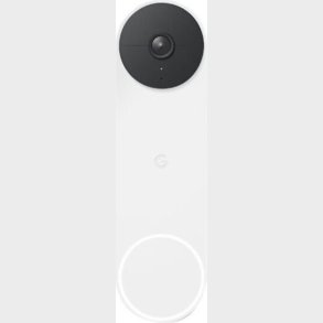 Google Nest Doorbell Battery - Smart Home Drklokke - Hvid