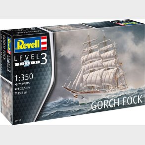 Revell - Gorch Fock Skib Byggest - 1:350 - Level 3 - 05432