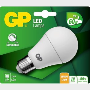 Gp - Led Pre - Classic - E27 Dmpbar 9w 60w 806 Lm