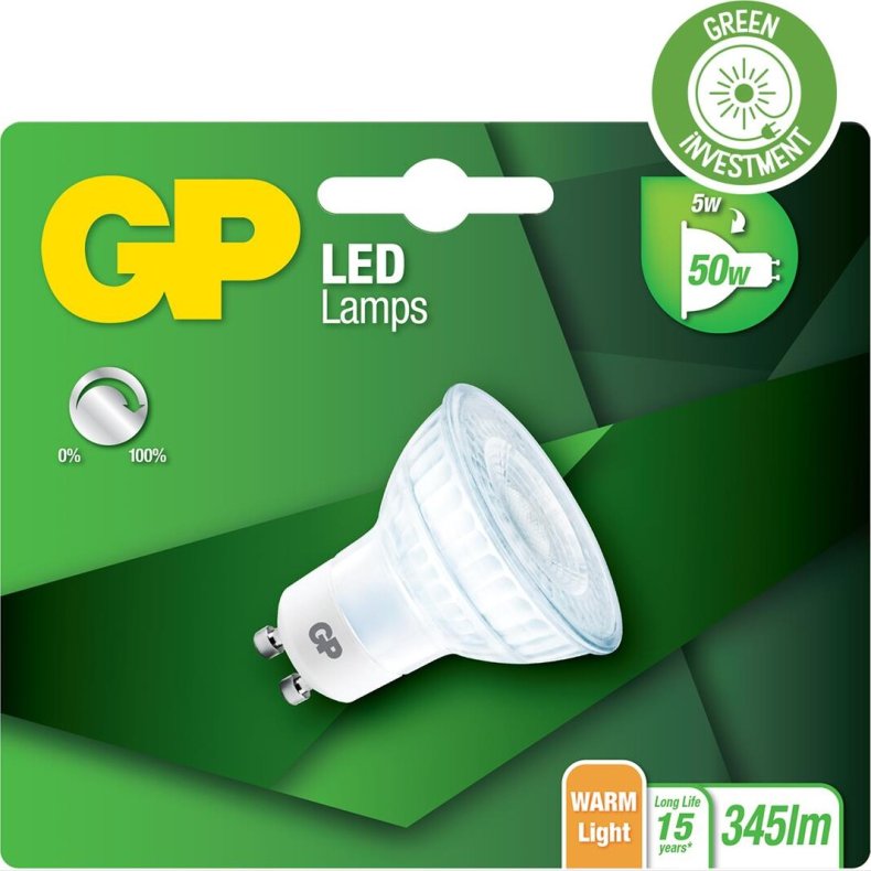 Gp - Led Pre - Gu10 Dmpbar 5w 50w 345 Lm