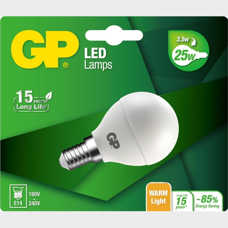 Gp - Led Pre - Mini Globe - E14 3.5w 25w 250 Lm