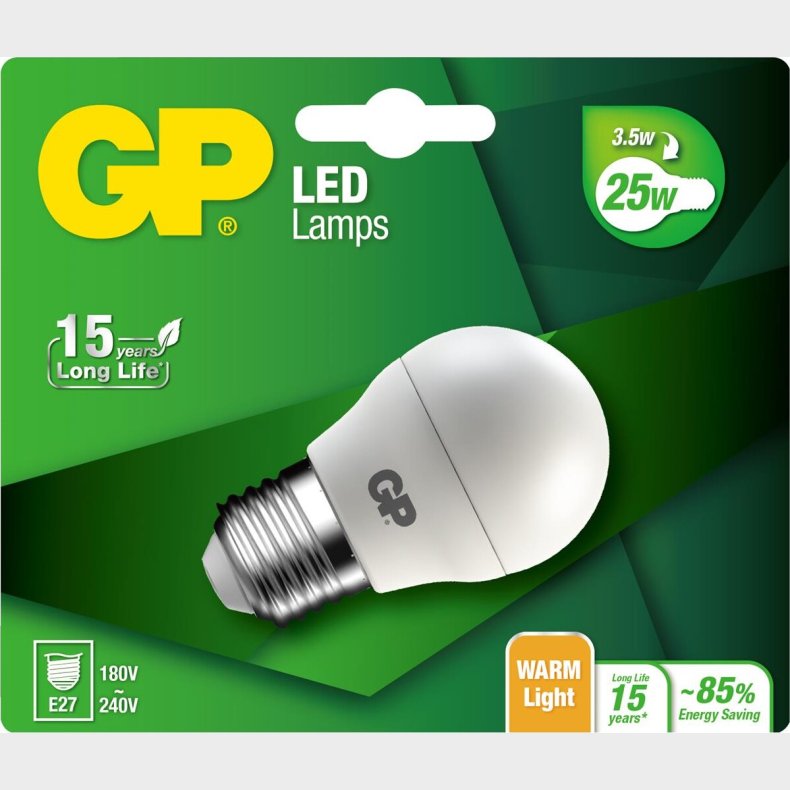 Gp - Led Pre - Mini Globe - E27 3.5w 25w 250 Lm