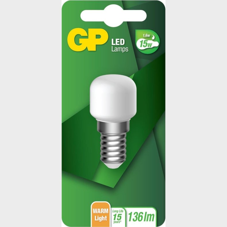 Gp - Led Pre - T25 E14 1.6w 15w 136 Lm
