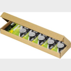 Gp - Lithium Knapcelle Batteri Cr2025 - E-box - 10-pack